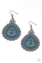 Load image into Gallery viewer, Paparazzi Carnival Courtesan Blue Earring
