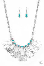 Load image into Gallery viewer, Paparazzi Terra Takeover Blue Necklace
