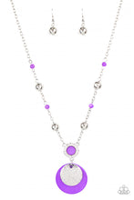 Load image into Gallery viewer, Paparazzi SEA The Sights Purple Necklace
