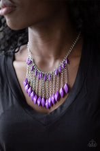 Load image into Gallery viewer, Paparazzi Venturous Vibes Purple Necklace
