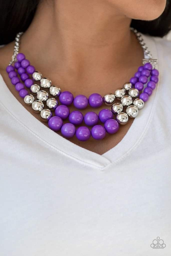 Paparazzi Dream Pop Purple Necklace (April 2019 Life of the Party)