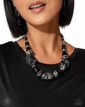 Load image into Gallery viewer, Paparazzi In Good Glazes - Black Necklace
