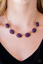 Load image into Gallery viewer, Paparazzi River Song Purple Necklace
