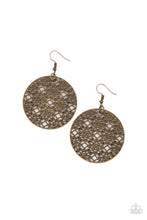 Load image into Gallery viewer, Paparazzi Metallic Mosaic - Brass Earring
