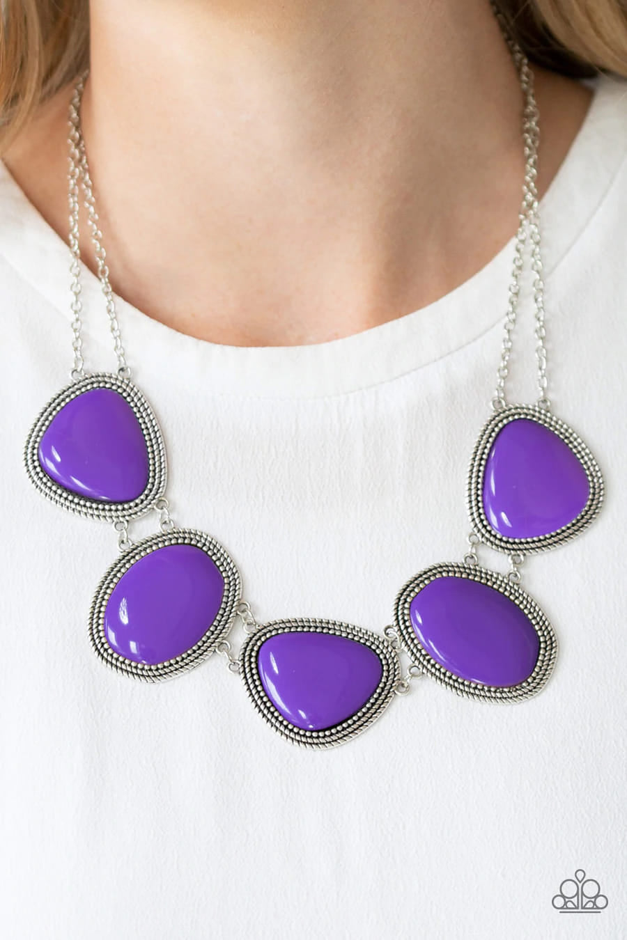 Paparazzi Viva La VIVID Purple Necklace