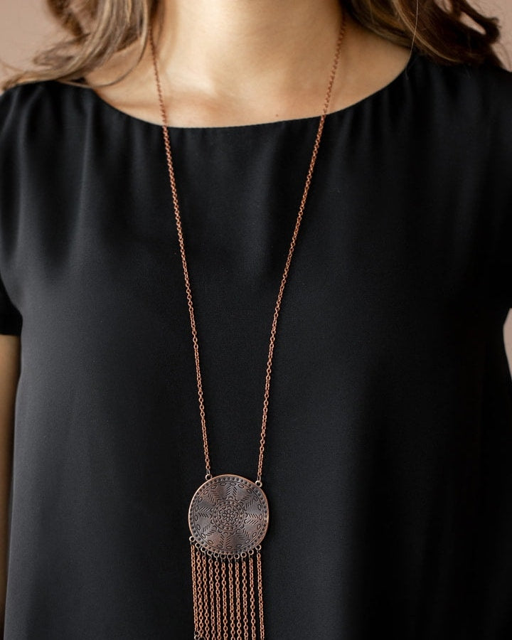 Paparazzi Nature's Melody Copper Necklace (Sept. 2020 Fashion Fix Exclusive)