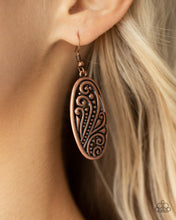 Load image into Gallery viewer, Paparazzi High Tide Terrace - Copper Earring
