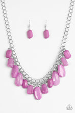 Load image into Gallery viewer, Paparazzi Glacier Goddess Purple Necklace
