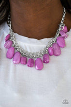 Load image into Gallery viewer, Paparazzi Glacier Goddess Purple Necklace
