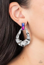 Load image into Gallery viewer, Paparazzi Metro Meltdown - Pink Earring
