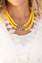 Load image into Gallery viewer, Paparazzi Summer Splash Necklace &amp; Dip and Dive Bracelet - Yellow Set
