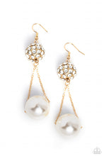 Load image into Gallery viewer, Paparazzi Ballerina Balance - Gold Earring
