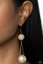 Load image into Gallery viewer, Paparazzi Ballerina Balance - Gold Earring
