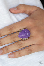 Load image into Gallery viewer, Paparazzi Mojave Minerals Purple Ring
