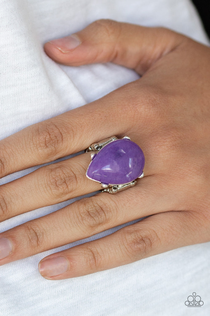 Paparazzi Mojave Minerals Purple Ring