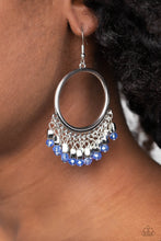 Load image into Gallery viewer, Paparazzi  Fringe Fanfare - Blue Earring
