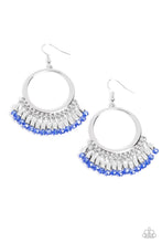 Load image into Gallery viewer, Paparazzi  Fringe Fanfare - Blue Earring
