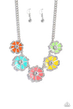 Load image into Gallery viewer, Paparazzi Playful Posies - Multi Necklace (July 2023 Life of the Party)
