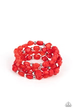 Load image into Gallery viewer, Paparazzi Nice GLOWING! - Red Bracelet
