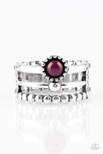 Load image into Gallery viewer, Paparazzi Summer Retreat Purple Ring
