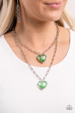 Load image into Gallery viewer, Paparazzi  Layered Love Green Necklace
