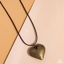 Load image into Gallery viewer, Paparazzi  CORDED Love - Brass Necklace
