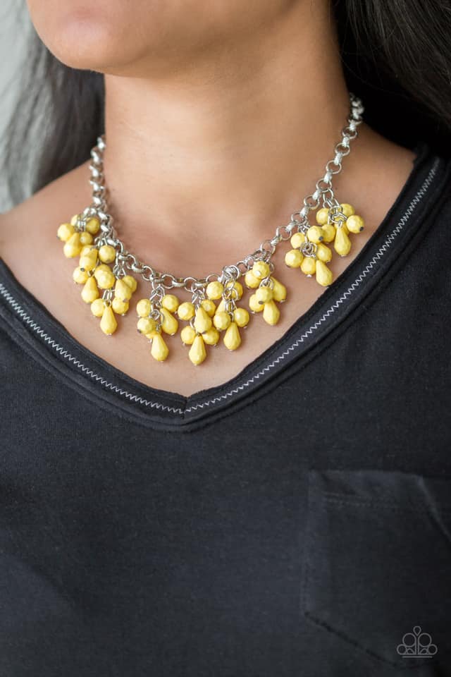 Paparazzi Modern Macarena Yellow Necklace