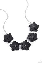 Load image into Gallery viewer, Paparazzi Balance of FLOWER Black Necklace
