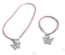 Load image into Gallery viewer, Paparazzi On SHIMMERING Wings - Pink Necklace
