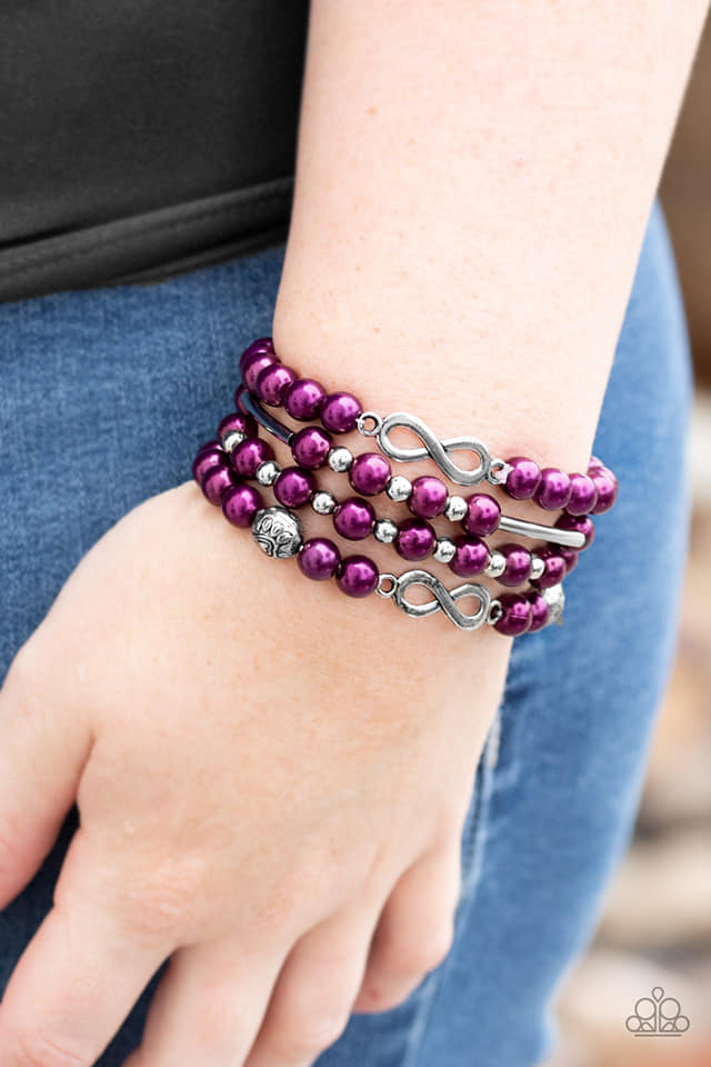 Paparazzi Limitless Luxury Purple Bracelet