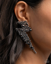 Load image into Gallery viewer, Paparazzi  Electric Effulgence Black Earring
