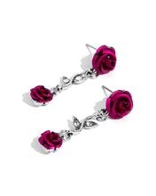 Load image into Gallery viewer, Paparazzi Led by the ROSE - Pink Earring
