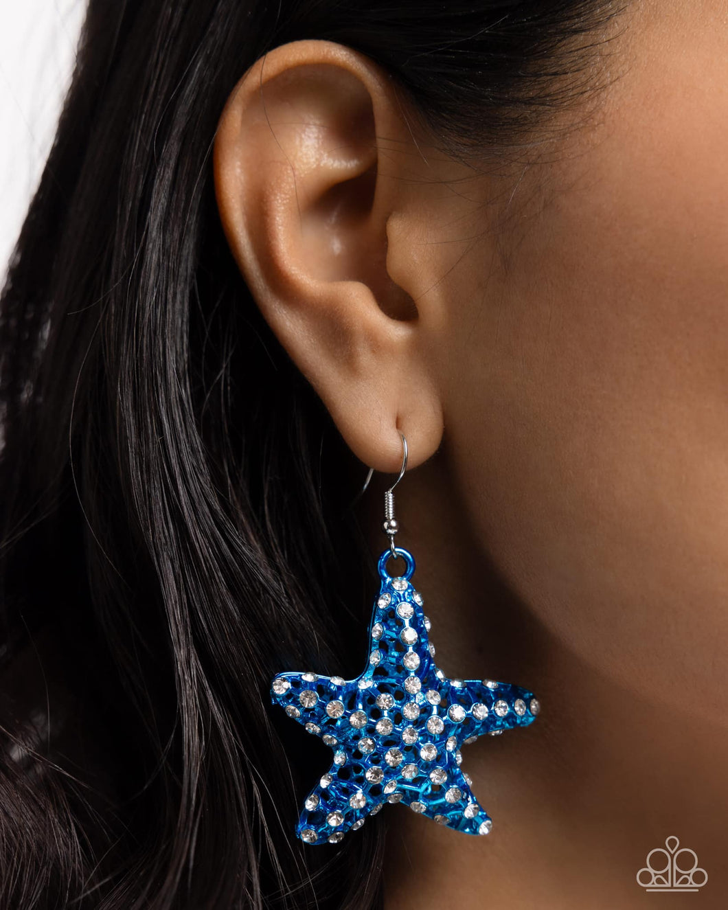 Paparazzi  Skilled Starfish - Blue Earring