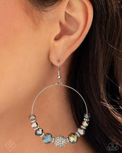 Load image into Gallery viewer, Paparazzi Ignited Intent Silver Earring (July 2024 Magnificent Musings)
