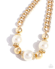 Load image into Gallery viewer, Paparazzi Generously Glossy - Gold Necklace
