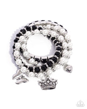 Load image into Gallery viewer, Paparazzi Feminine Charm - Black Bracelet
