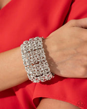 Load image into Gallery viewer, Paparazzi Woven Wardrobe White Bracelet (September 2024 Life of the Party)
