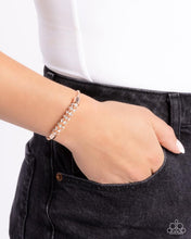 Load image into Gallery viewer, Paparazzi Serious Sentiment - Rose Gold Bracelet (October 2024 Fashion Fix Exclusive)
