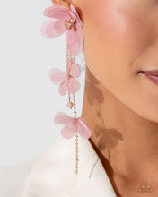 Load image into Gallery viewer, Paparazzi Balletcore - Pink Earring (October 2024 Life of the Party)
