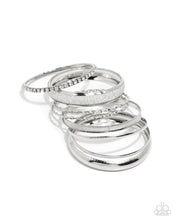 Load image into Gallery viewer, Paparazzi Smoldering Stack - Silver Bracelet
