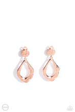 Load image into Gallery viewer, Paparazzi Metallic Mezzanine - Copper Clip-On Earrings
