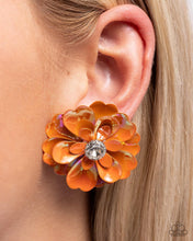 Load image into Gallery viewer, Paparazzi Growth Rate - Orange Earring
