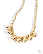 Load image into Gallery viewer, PRE-ORDER - Paparazzi Raindrop Rebel - Gold Necklace
