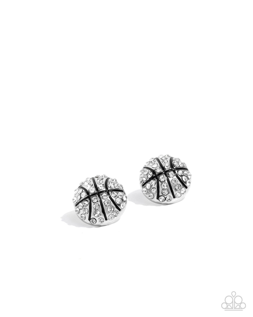 PRE-ORDER - Paparazzi Shimmery Swish - White Earring