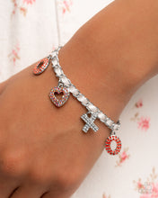 Load image into Gallery viewer, PRE-ORDER - Courting Change and XOXO Stream Red Bracelet/Earrings Set
