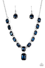 Load image into Gallery viewer, Paparazzi The Right to Remain Sparkly Blue Necklace
