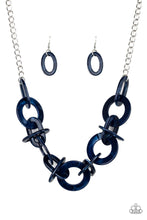 Load image into Gallery viewer, Paparazzi Chromatic Charm Blue Necklace
