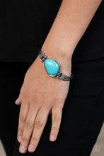 Load image into Gallery viewer, Paparazzi Badlands Bounty - Blue Bracelet
