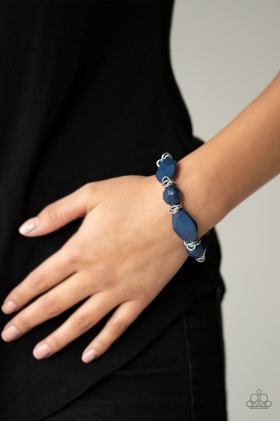 Paparazzi Savor the Flavor Blue Bracelet