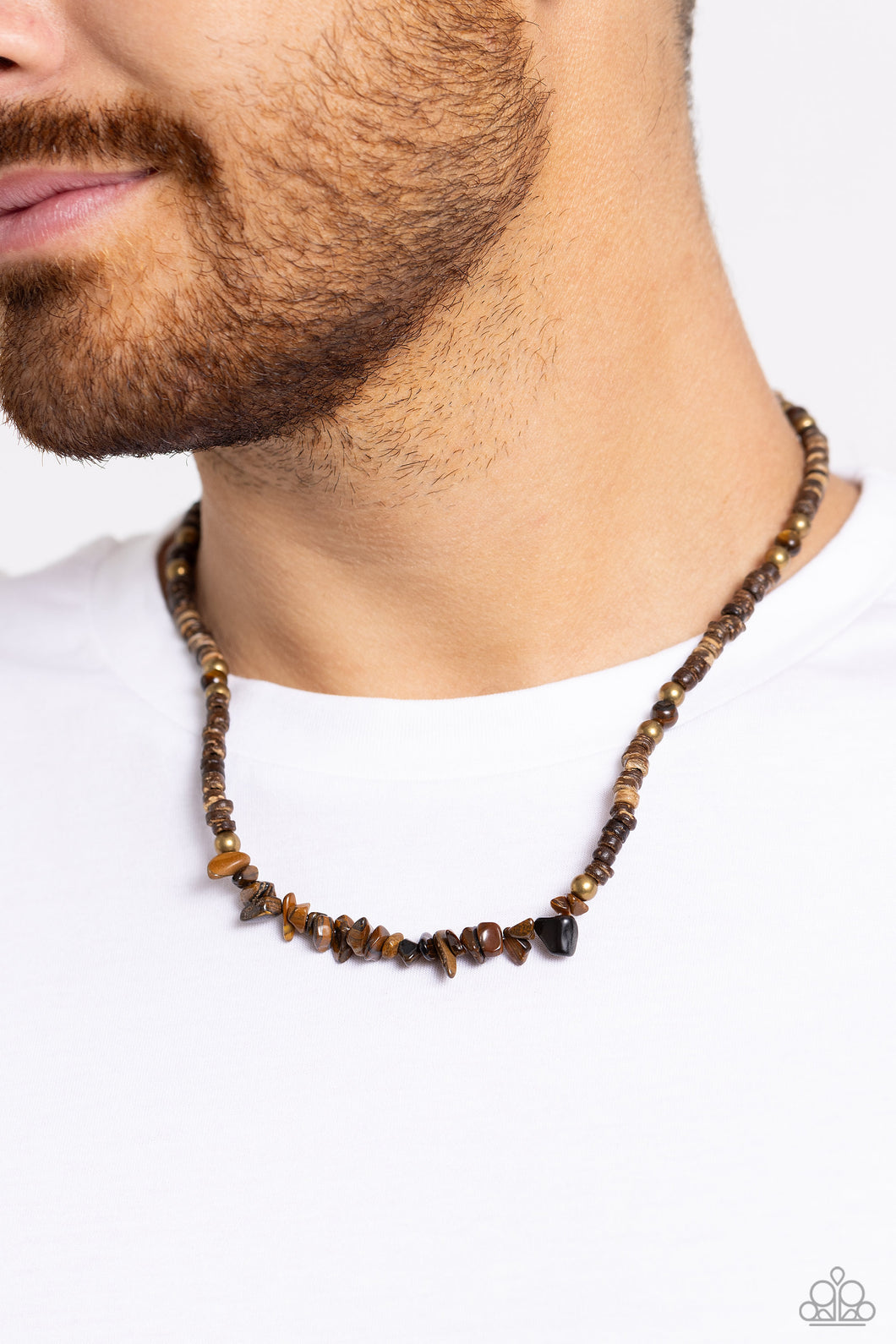 Paparazzi Wild Woodcutter - Brass Necklace